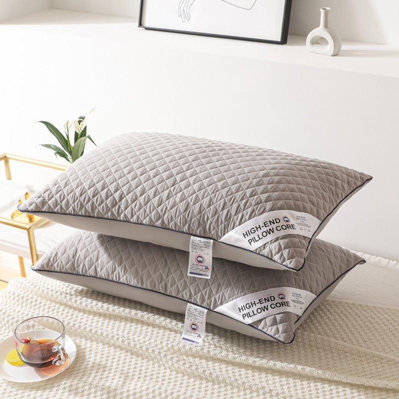 Feather Velvet Pillow–Soft Luxury Bed Pillow, Chemical Fiber Sleeping Pillow for Ultimate Comfort (48×74cm)