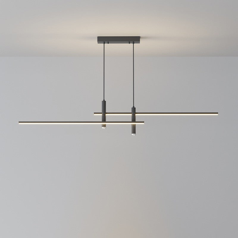 Modern LED Linear Pendant Light - Dimmable Nordic Hanging Ceiling Light