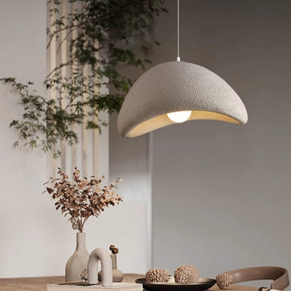 Wabi-Sabi LED Pendant Light - Modern Japanese Inspired Resin Hanging Ceiling Light