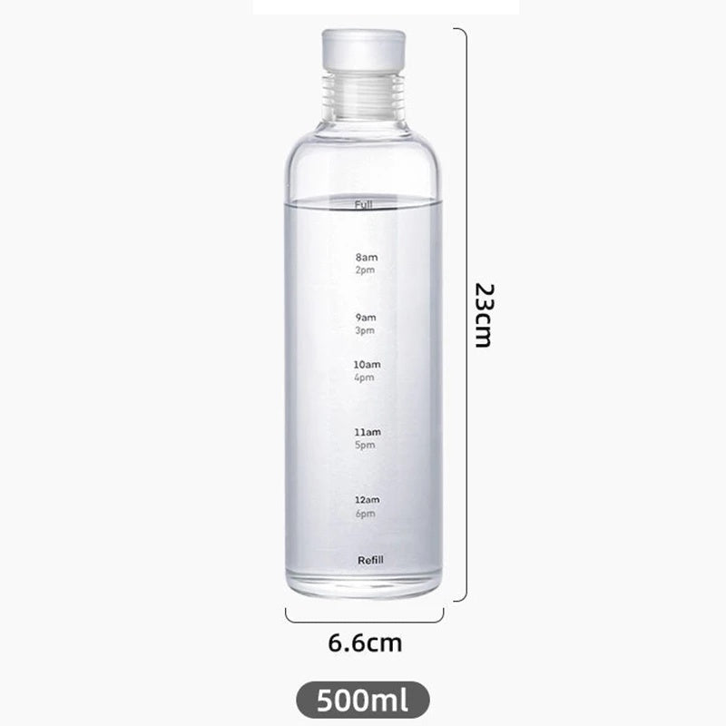 500ml Sports Water Bottle–Leakproof PC Plastic Water Bottle for Gym, Travel & Everyday Use