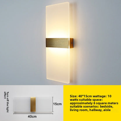 Modern Stylish LED Wall Light–3-Colour Dimmable Minimalist Wall Sconce