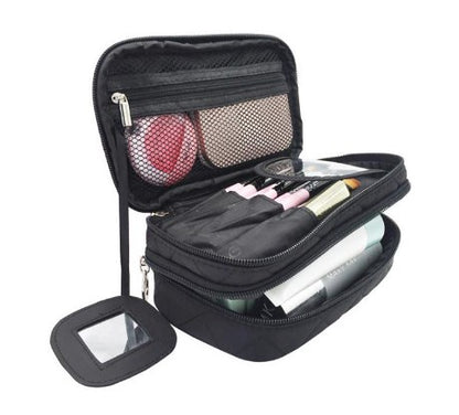 Waterproof Travel Cosmetic Bag–Large Capacity Makeup Bag & Toiletry Organiser for Travel