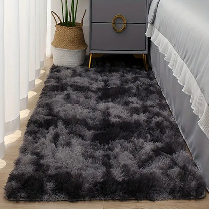 Soft Plush Area Rug–Modern Tie-Dye Non-Slip Carpet for Bedroom & Living Room Décor