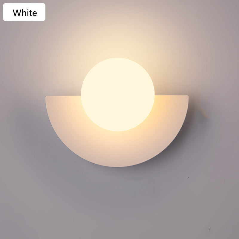 Modern Coloured Glass Wall Lamp-Artistic LED Wall Light for Living Room, Bedroom & Home Décor