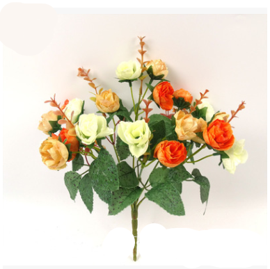 21 Head Diamond Rose Bouquet–Luxury Artificial Silk Roses for Home & Wedding Décor