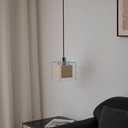 Bauhaus Glass Pendant Light - Mid-Century Modern LED Hanging Ceiling Lamp