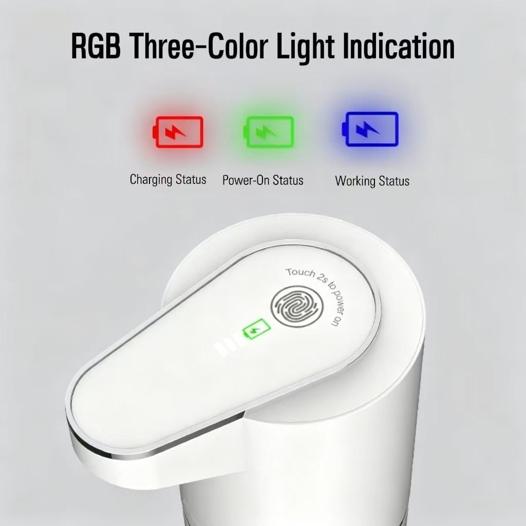 Automatic Foam Soap Dispenser Wall Mounted-Touchless USB Rechargeable Soap Dispenser-Smart Bathroom Hand Sanitizer Dispenser