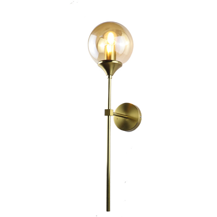 Nordic Glass Wall Light - Modern Balloon LED Bedside & Hallway Wall Lamp