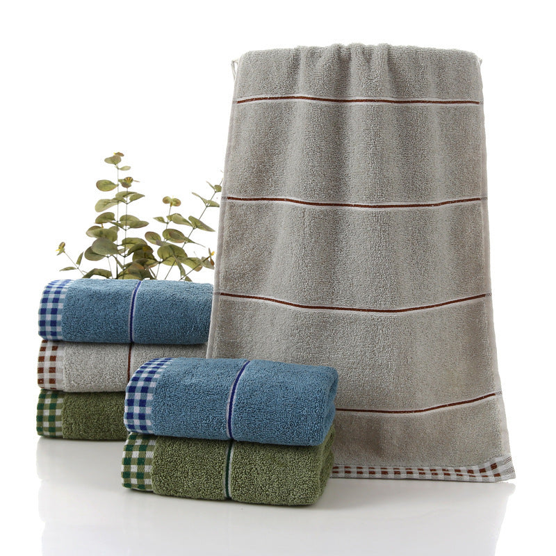 Couples Cotton Towel Set Bulk-Soft Absorbent Bathroom Towels-Matching Luxury Bath Towels Set