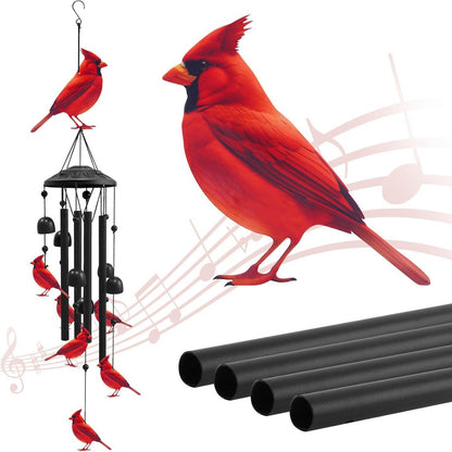 Colourful Metal Wind Chimes - Handmade Animal Garden Hanging Decoration
