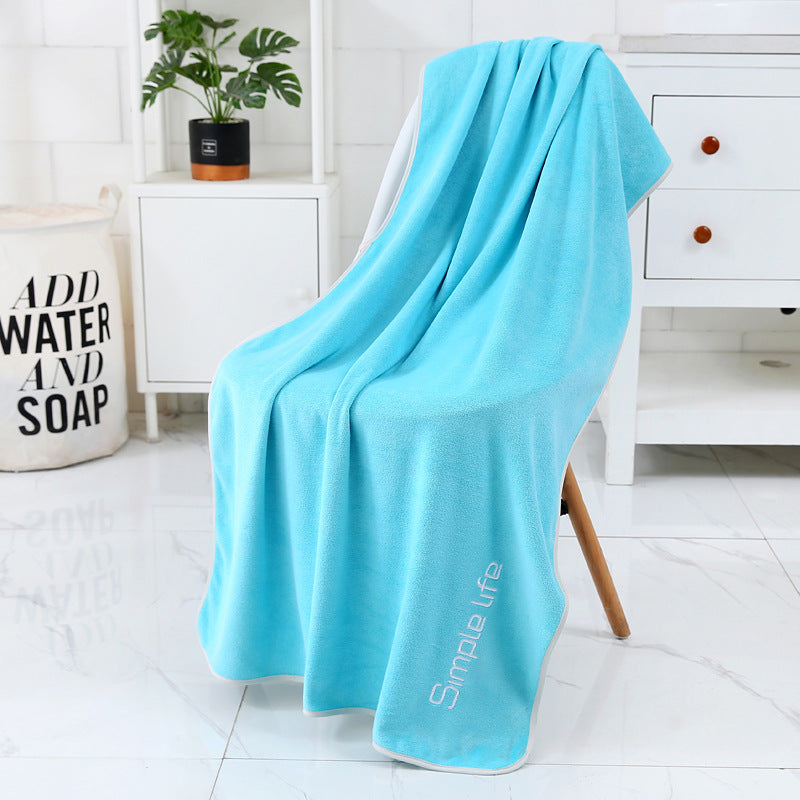 Superfine Fiber Bath Towel 70x140cm-Ultra Soft Absorbent Microfiber Bathroom Towel-Quick Dry Luxury Bath Towel