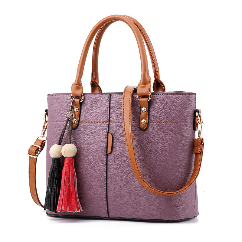 Women's Large Capacity Designer Handbag–Elegant Shoulder & Crossbody Tote Bag
