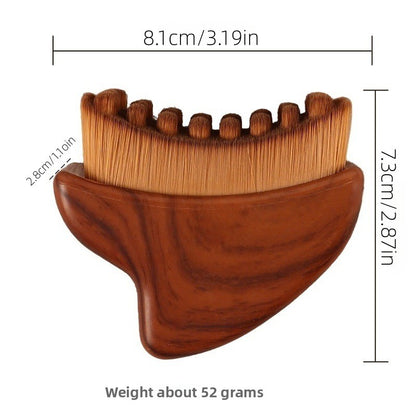 Lymphatic Facial Massage Brush–Dual-Action Face & Neck Sculpting Brush