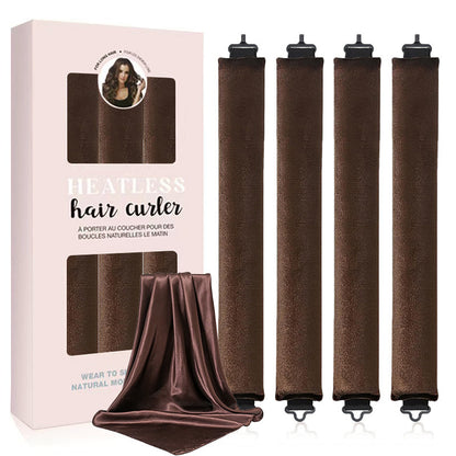 Heatless Curling Rod Set–Overnight Hair Curling Kit For Soft Natural Waves