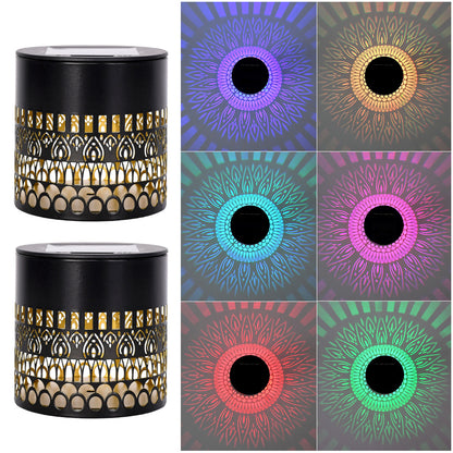 Solar Projection Garden Light–Waterproof Outdoor Decorative LED Landscape Lamp