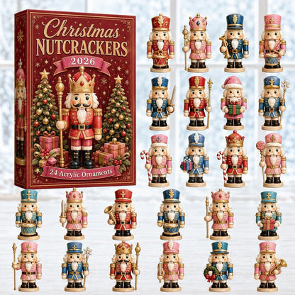Christmas Acrylic Decorations Blind Box - 3mm Festive Santa, Gnome & Snowman Collectible Ornaments
