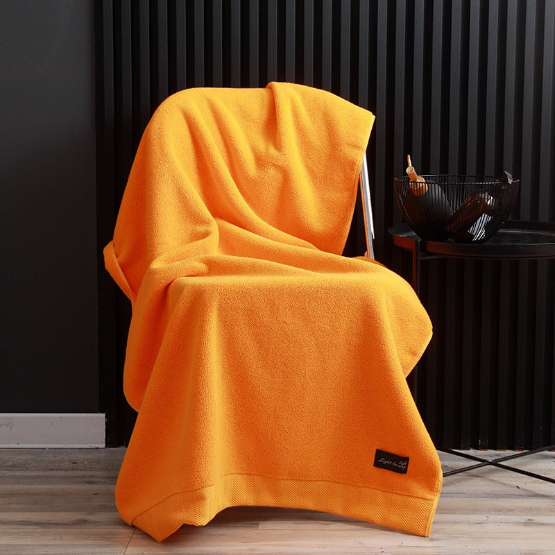 Oversized Cotton Bath Towel 80x160cm-Luxury Hotel Quality Soft Absorbent Towel-Large Quick Dry Bathroom & Beach Towel
