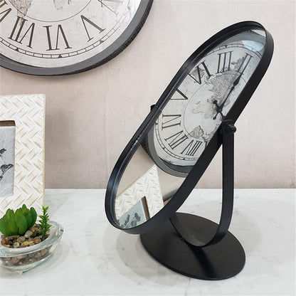 European Retro Vanity Mirror–Nordic Desktop Makeup Mirror for Beauty & Dressing Tables