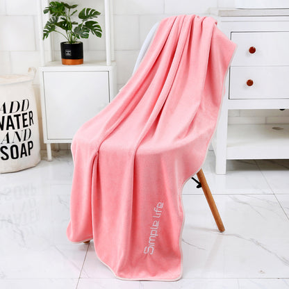 Superfine Fiber Bath Towel 70x140cm-Ultra Soft Absorbent Microfiber Bathroom Towel-Quick Dry Luxury Bath Towel