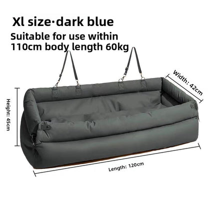 Luxury Car Travel Foam Dog Sofa Bed – Waterproof Washable Pet Couch