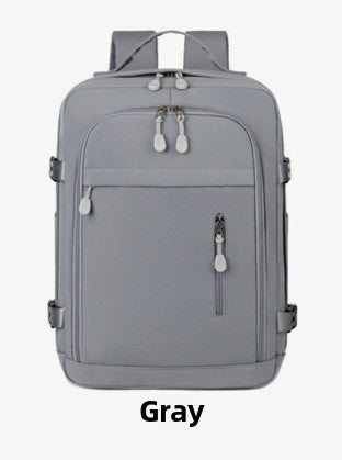 Waterproof Travel Backpack–Airline Carry-On Backpack with Dry & Wet Separation & 15-Inch Laptop Compartment