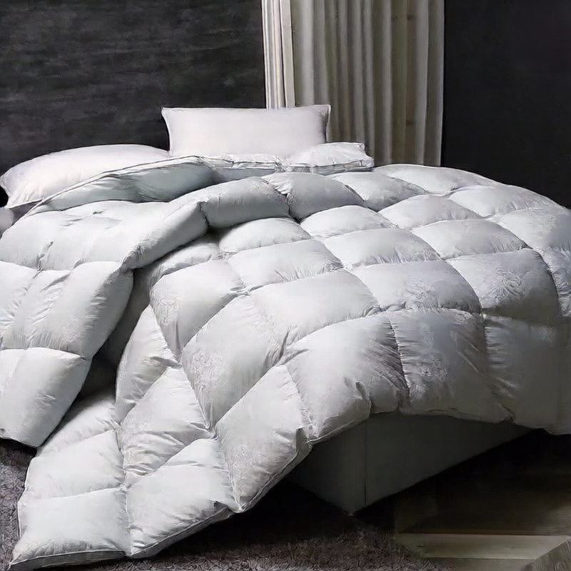 Luxury Collection Goose Down Quilt–Premium Quality All-Season Cotton Doona