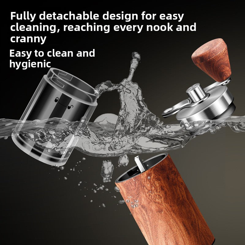Premium Manual Coffee Grinder–Stainless Steel Hand Crank Coffee Mill With Ceramic Burr