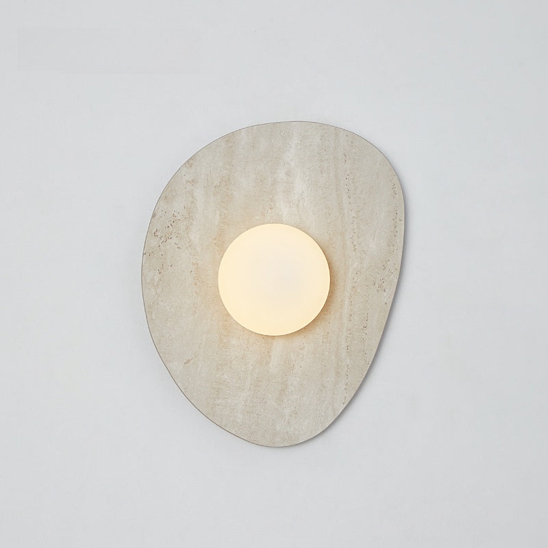 French Inspired Vintage Glass Wall Light - Medieval Style LED Wall Lamp