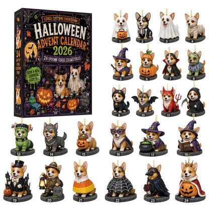 2026 Christmas Advent Calendar - 24-Day Acrylic Pendant Blind Box Countdown with Surprise Decorations