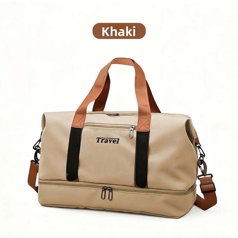 Waterproof Gym Duffle Bag–Large Capacity Travel Bag with Dry & Wet Separation
