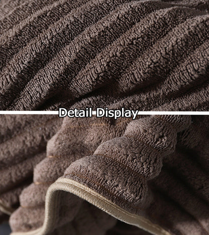 Ultra Soft Coral Fleece Towels-Super Absorbent Quick Dry Bath Towels-Lightweight Bathroom, Gym & Travel Towels