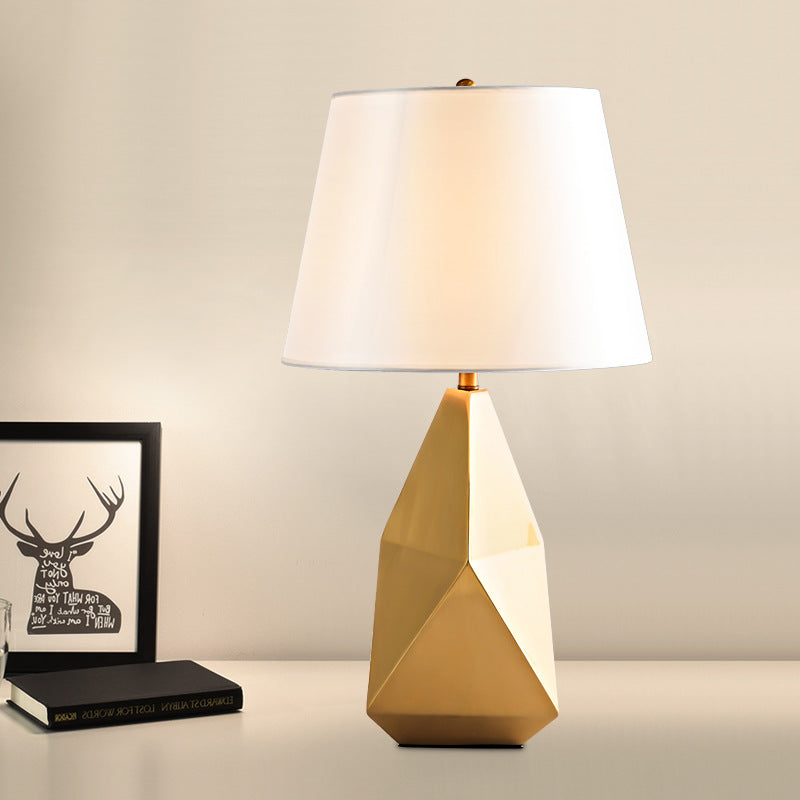 Modern Gold Table Lamp - Artistic Bedside & Study Lamp