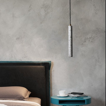 Nordic Terrazzo Pendant Light - Modern Cement & Marble LED Hanging Lamp