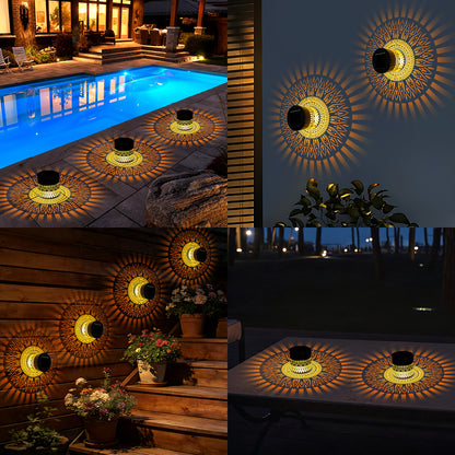 Solar Projection Garden Light–Waterproof Outdoor Decorative LED Landscape Lamp