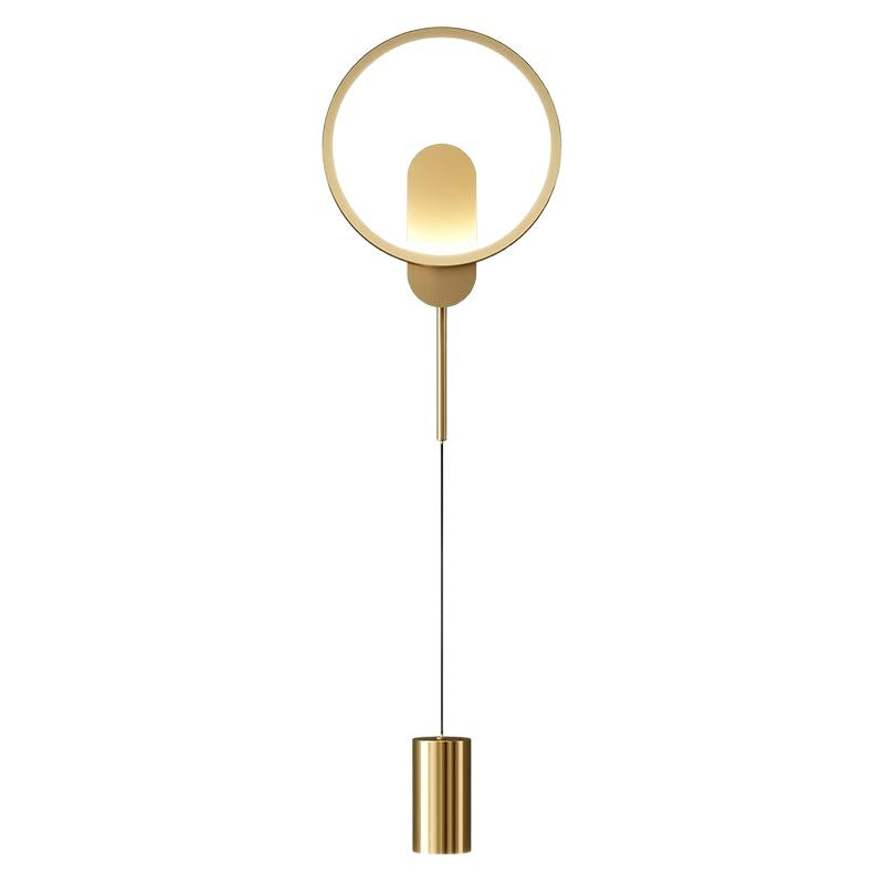 Modern Nordic LED Wall Lamp–Smart Dimmable Resin Wall Light With Remote Control