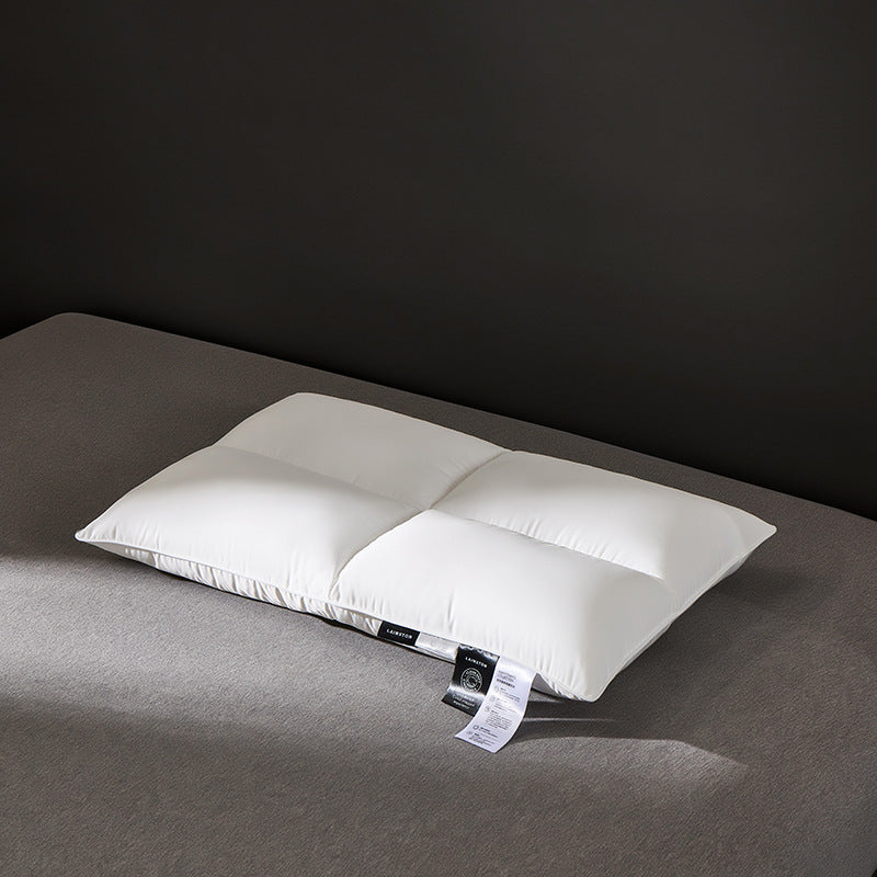 Hotel-Style Microfibre Pillow - Soft Supportive Bed Pillow for Neck & Sleeping Comfort