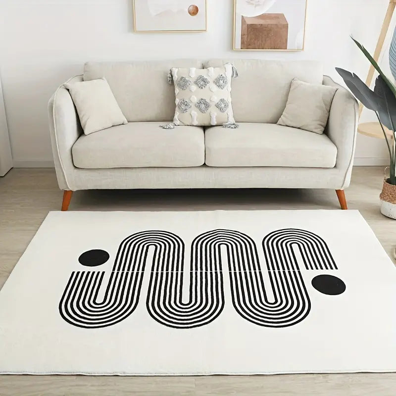 Modern Cashmere Floor Mat–Soft Rectangle Area Rug for Bedroom, Bathroom & Living Room Décor