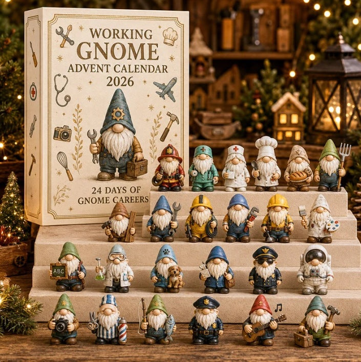 Christmas Acrylic Decorations Blind Box - 3mm Festive Santa, Gnome & Snowman Collectible Ornaments