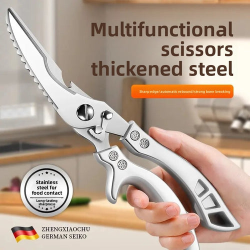 Professional Kitchen Scissors–Heavy Duty High Carbon Steel Multi-Purpose Kitchen Shears