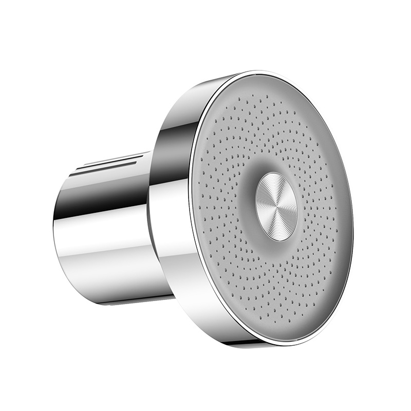 High Pressure Rainfall Shower Head-ABS Bathroom Shower Head-Water Saving Rainproof Handheld Shower Head (Black, White & Silver)