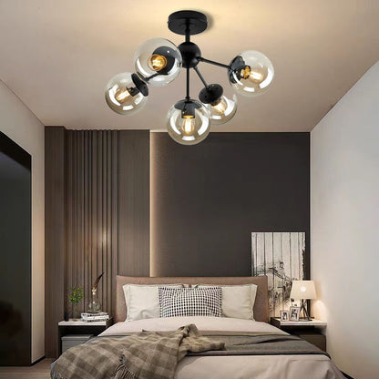Modern Nordic LED Ceiling Light - Glass Pendant Ceiling Lamp for Hallway, Entryway & Living Room