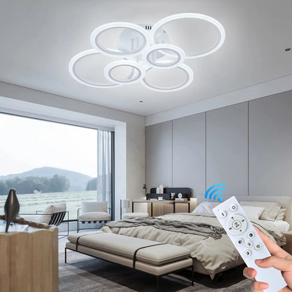 Modern LED Branch Ceiling Light - Minimalist Chandelier for Living Room & Dining Room