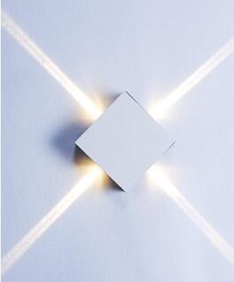 LED Cross Light Effect Wall Lamp–Modern Indoor Wall Light for Living Room, Bedroom & Hallway
