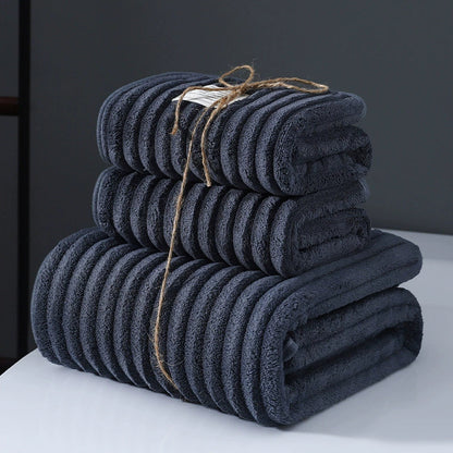 Ultra Soft Coral Fleece Towels-Super Absorbent Quick Dry Bath Towels-Lightweight Bathroom, Gym & Travel Towels