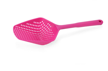 Large Kitchen Scoop Shovel–Nylon Plastic Food Scoop for Ice, Drainage & Serving (Multi-Purpose Kitchen Tool)