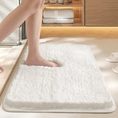 Luxury Velvet Bathroom Mat–Ultra Absorbent Non-Slip Bath Rug-Premium Quality For Bathrooms