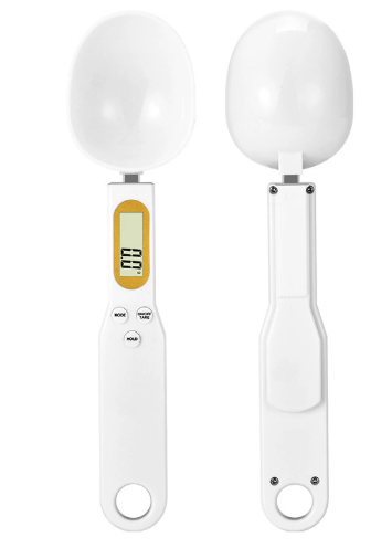Digital Spoon Scale 500g 0.1g–High Precision Electronic Kitchen Scale, LCD Measuring Spoon for Coffee, Baking & Cooking