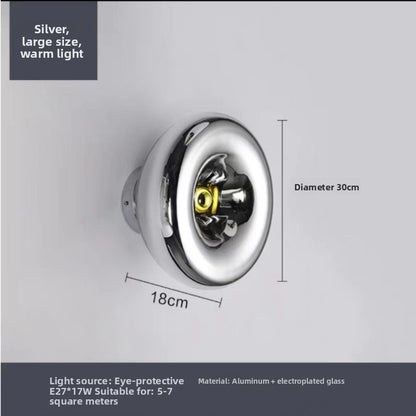 Modern Glass LED Wall Light - Luxury Bedside & Living Room Wall Sconce