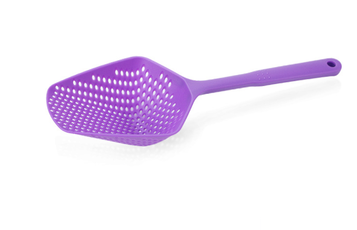 Large Kitchen Scoop Shovel–Nylon Plastic Food Scoop for Ice, Drainage & Serving (Multi-Purpose Kitchen Tool)