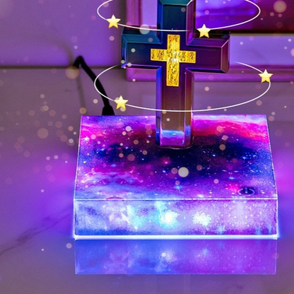 Magnetic Levitating Cross Lamp–Floating LED Cross Night Light & Home Décor